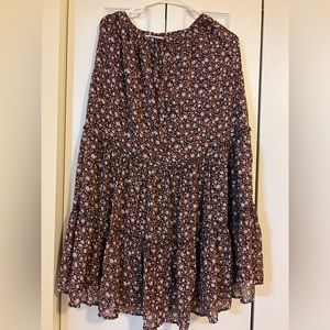Aerie Floral maxi skirt